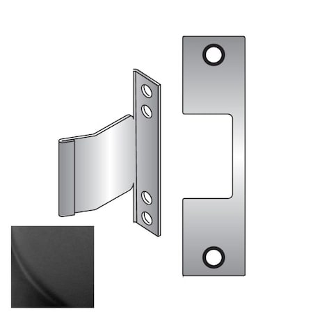 Hes Assa Abloy Electronic Security Hardware -  E Faceplate for 1006 Strike Black Finish EBLK